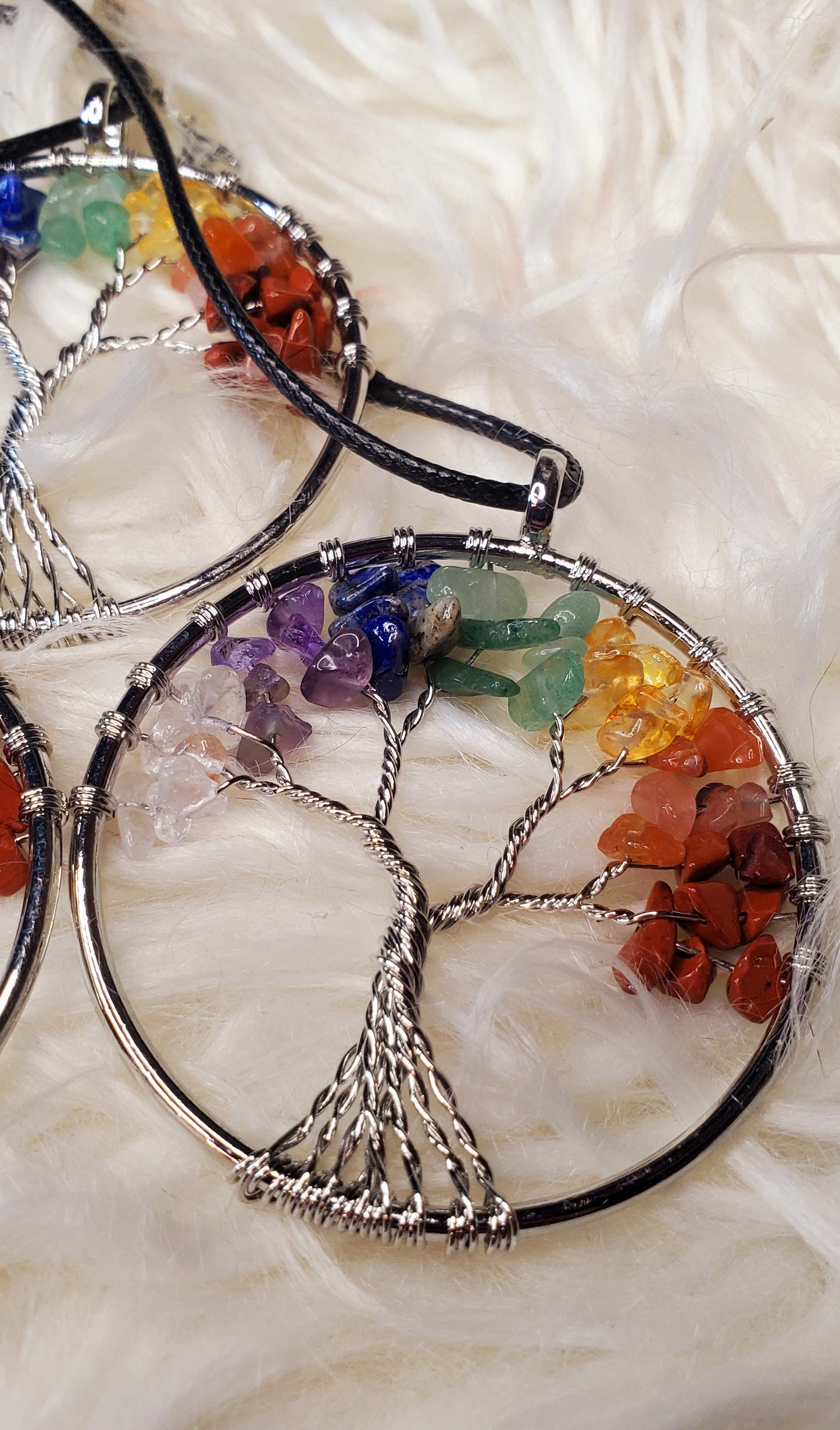 Tree of life chakra necklace