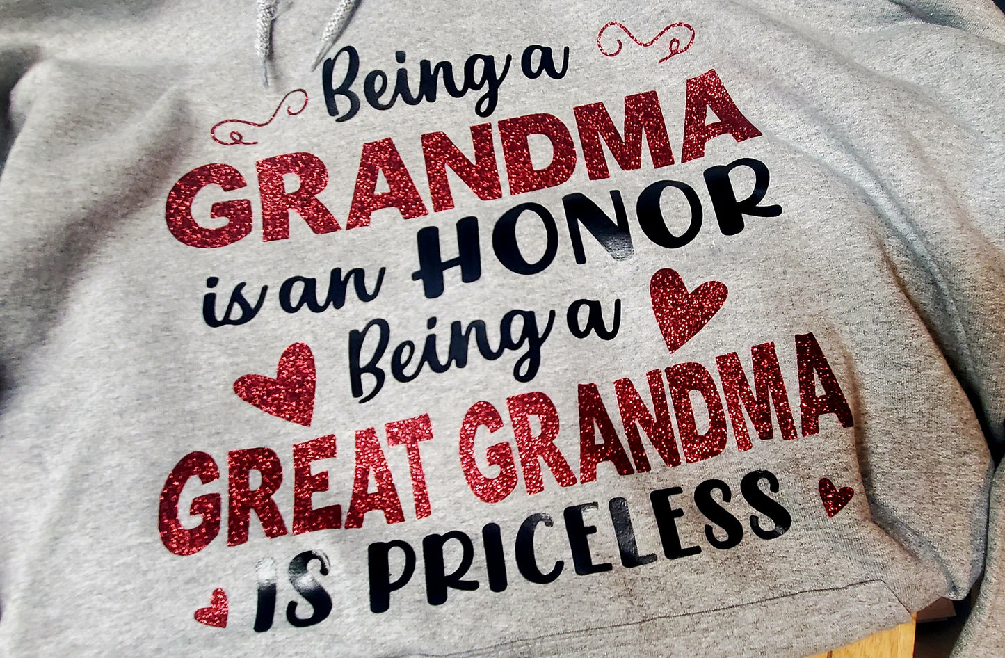 Grandma to Great Grandma Hoodie