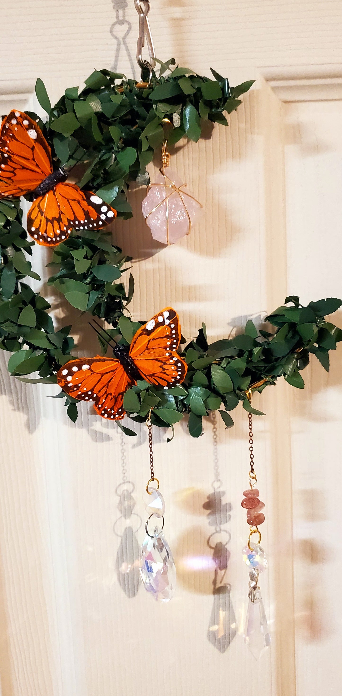 Butterfly moon suncatcher