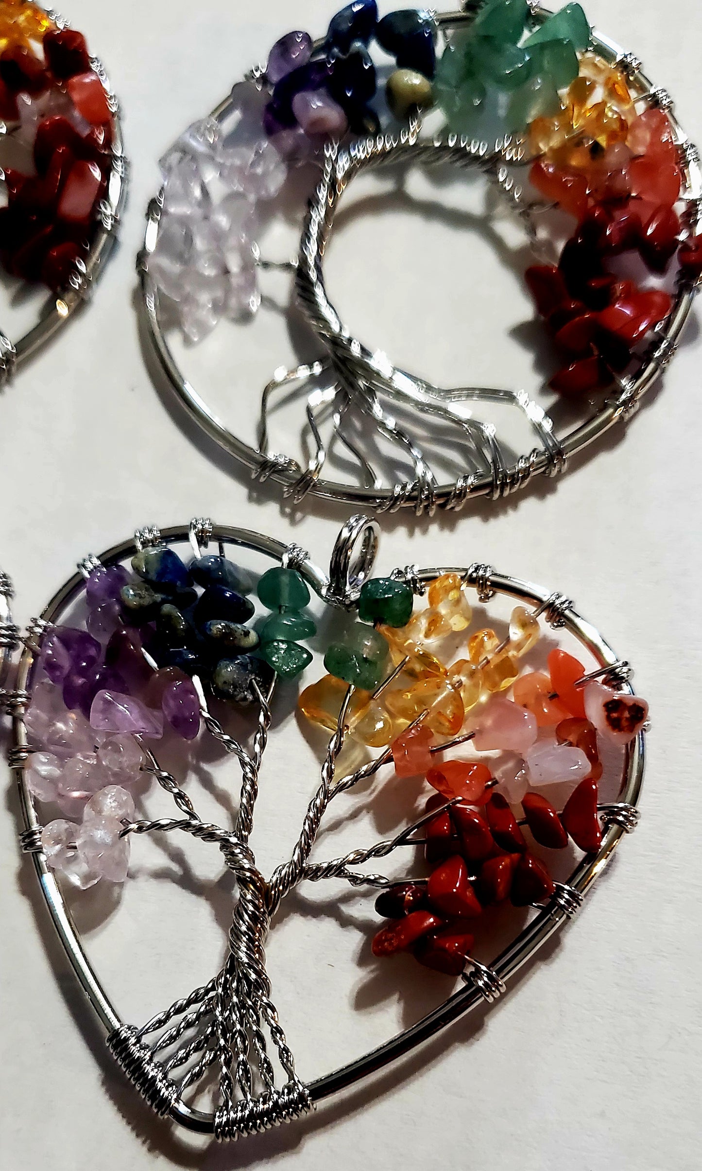 Tree of life chakra necklace