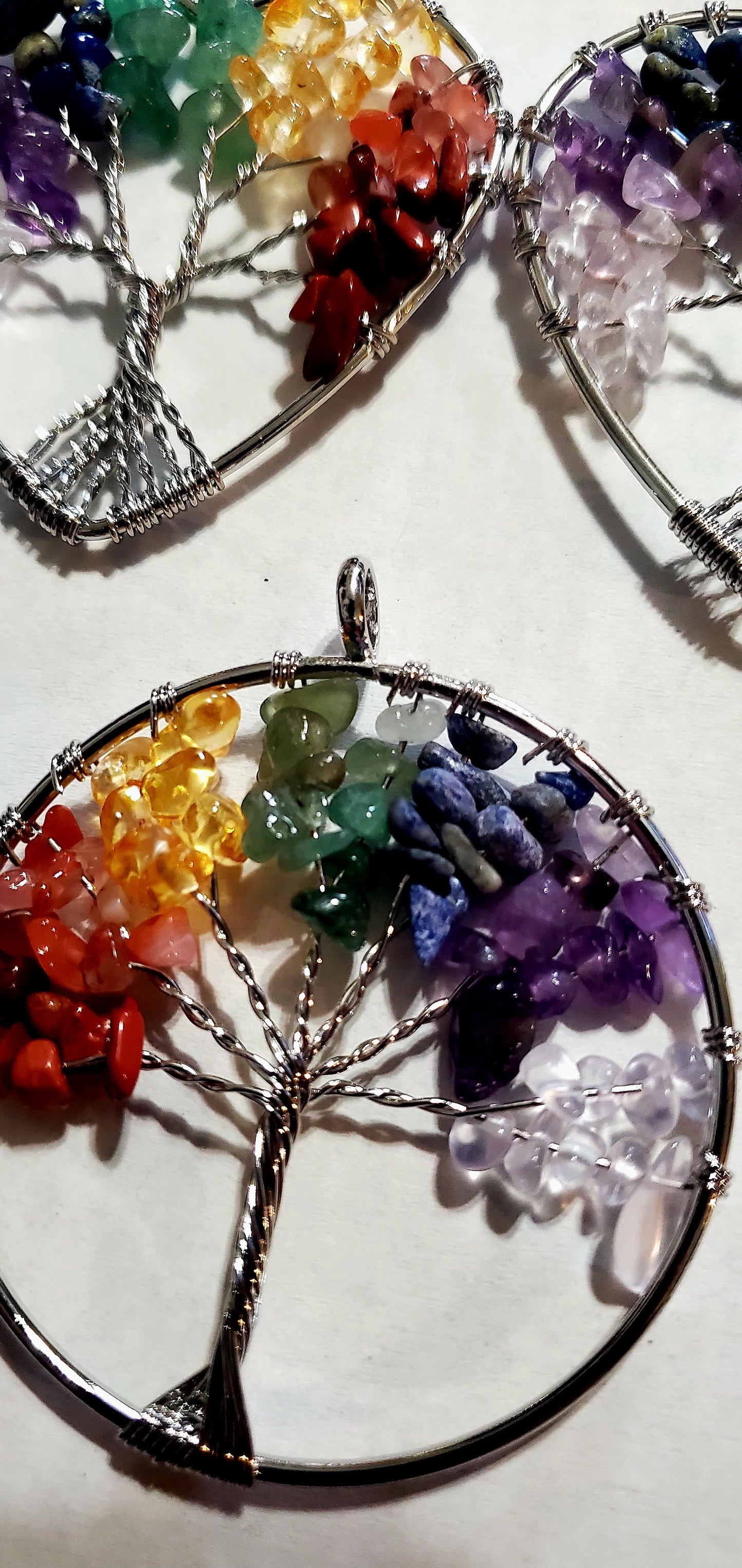 Tree of life chakra necklace