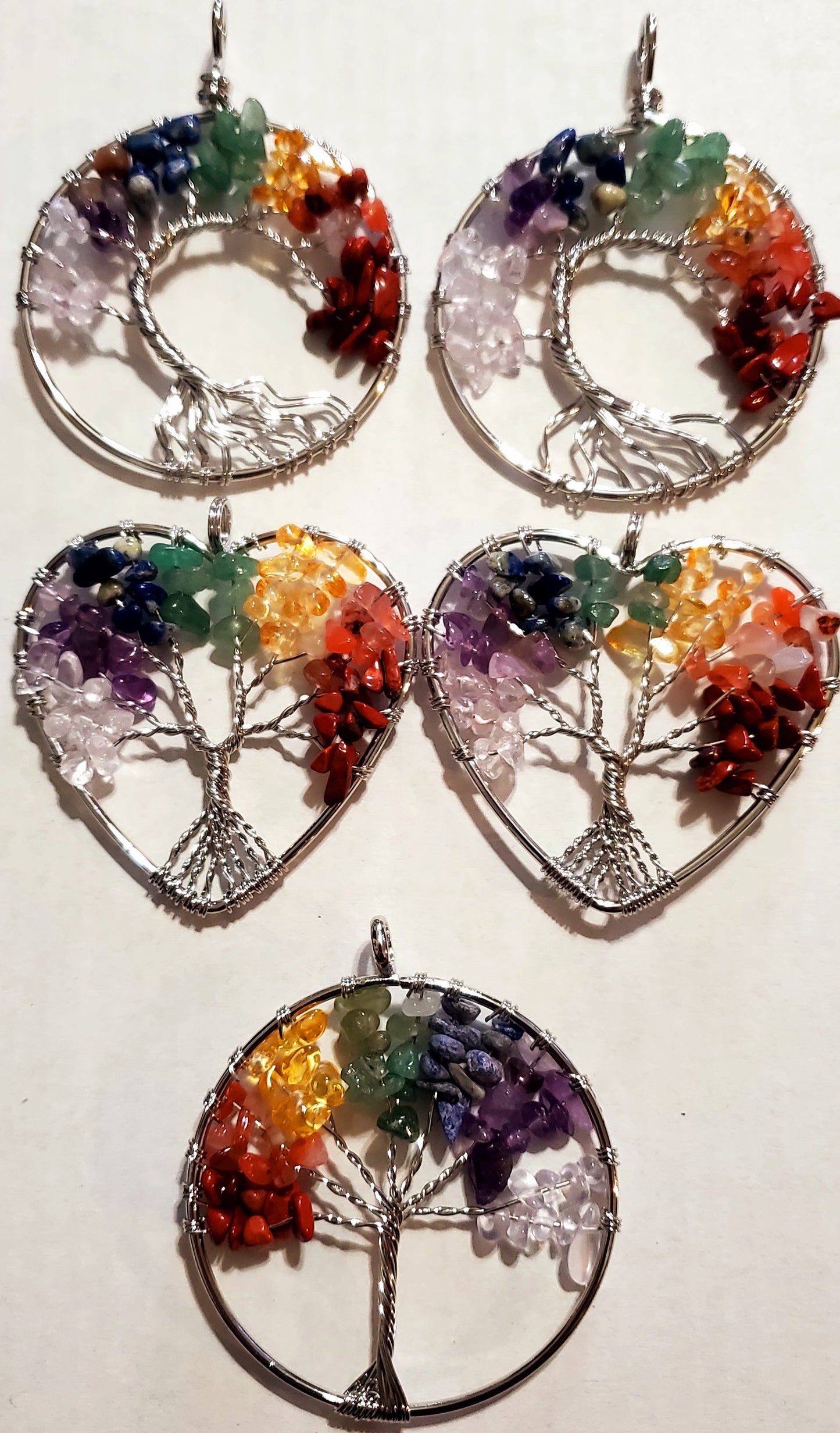 Tree of life chakra necklace