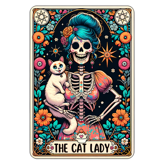 The cat lady tatort card shirt