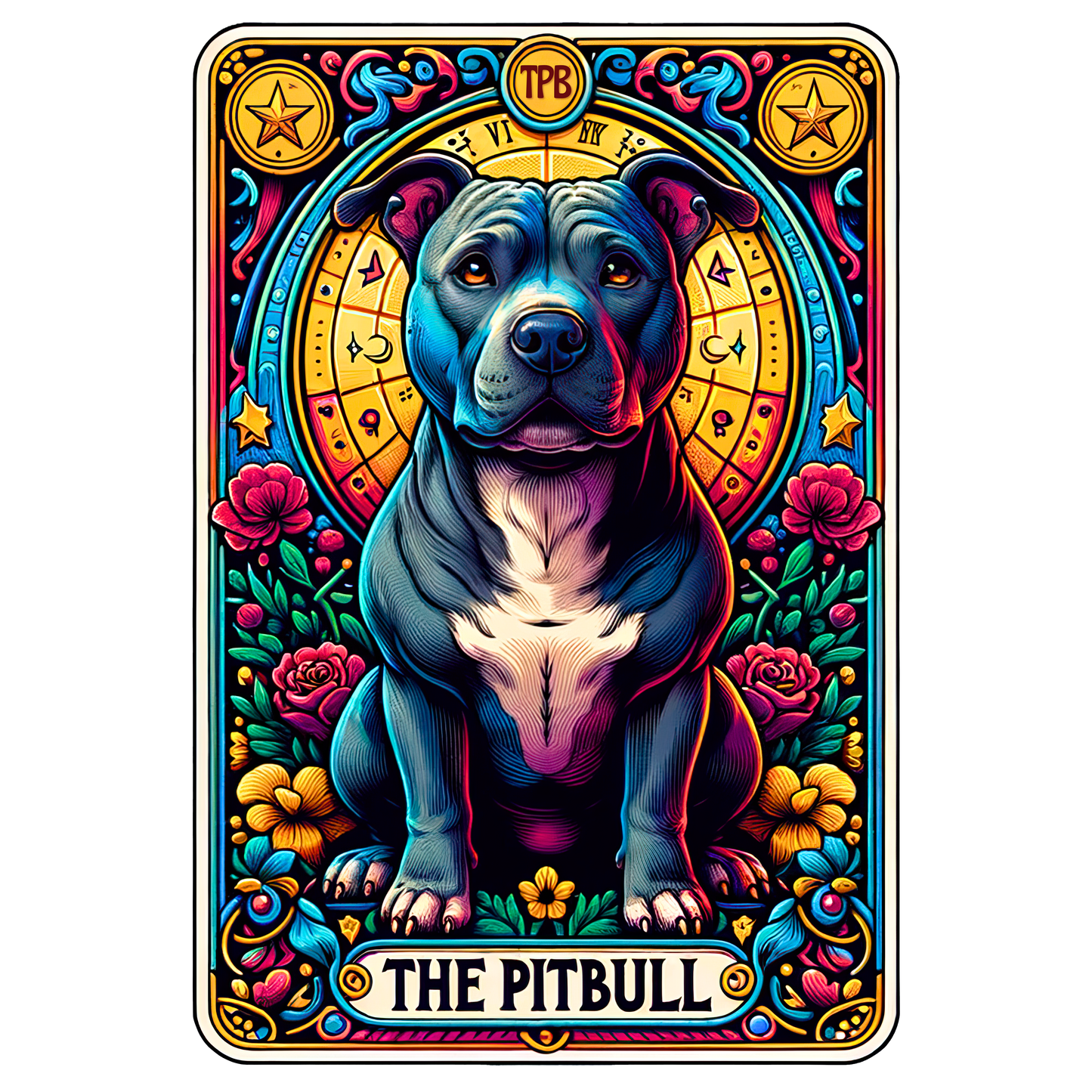 Pitbull tatort card shirt