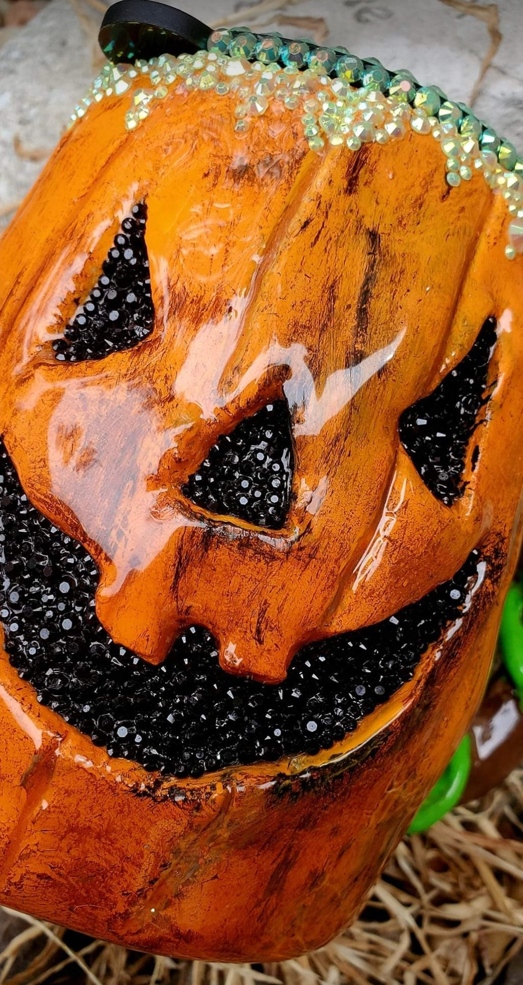 3D Jack-o-lantern tumbler