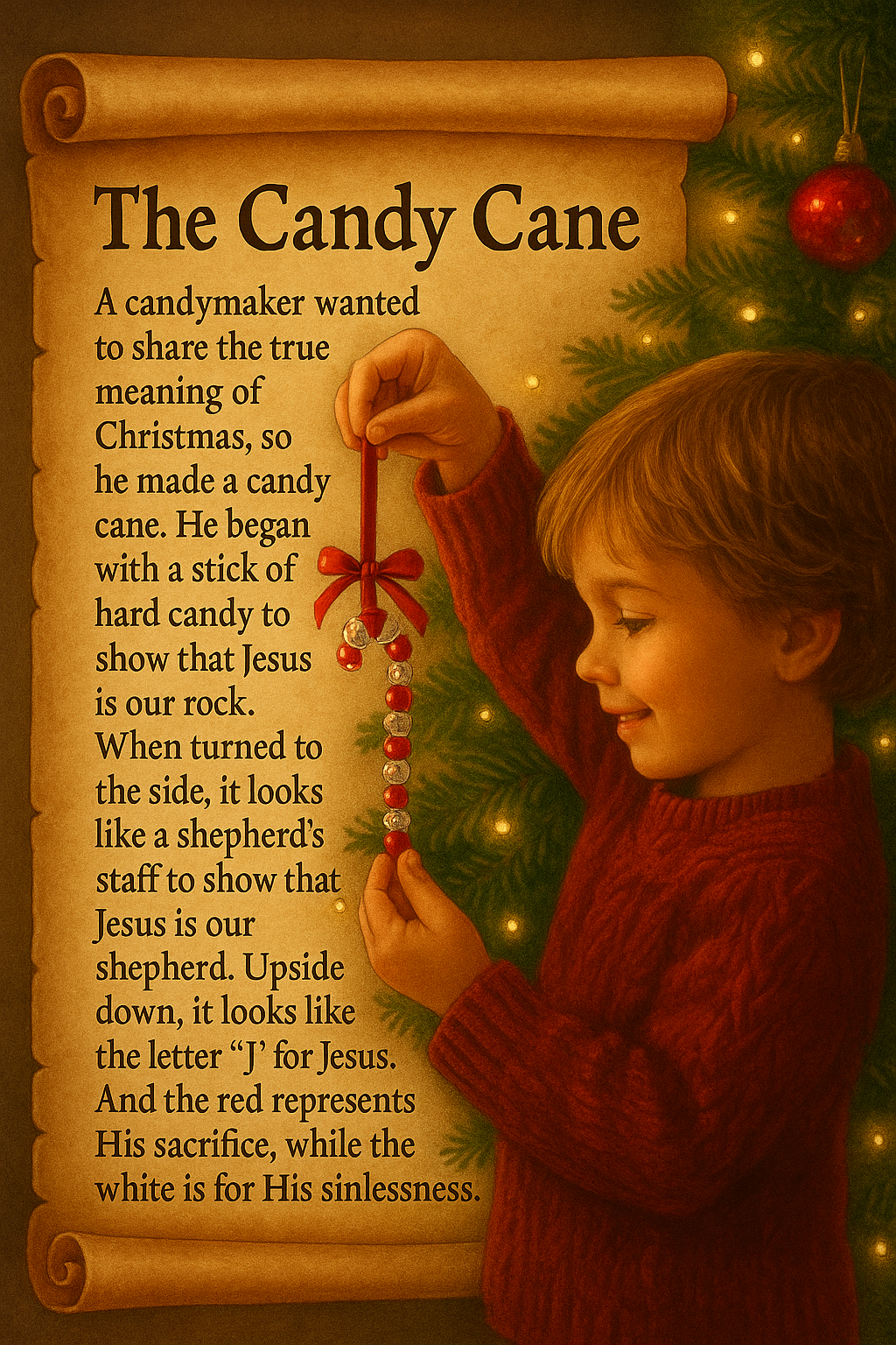 Glass Beaded Candy Canes