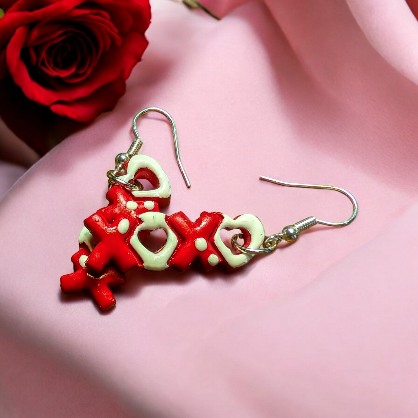 Valentine Polymer clay earrings