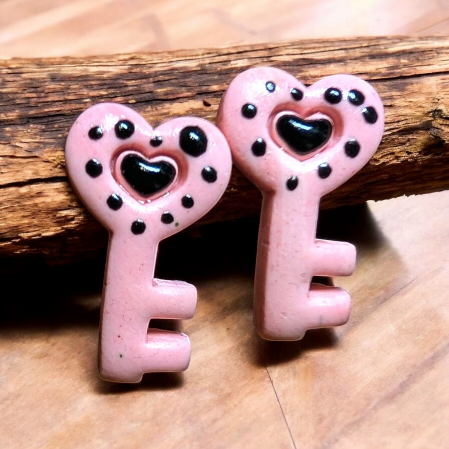 Valentine Polymer clay earrings