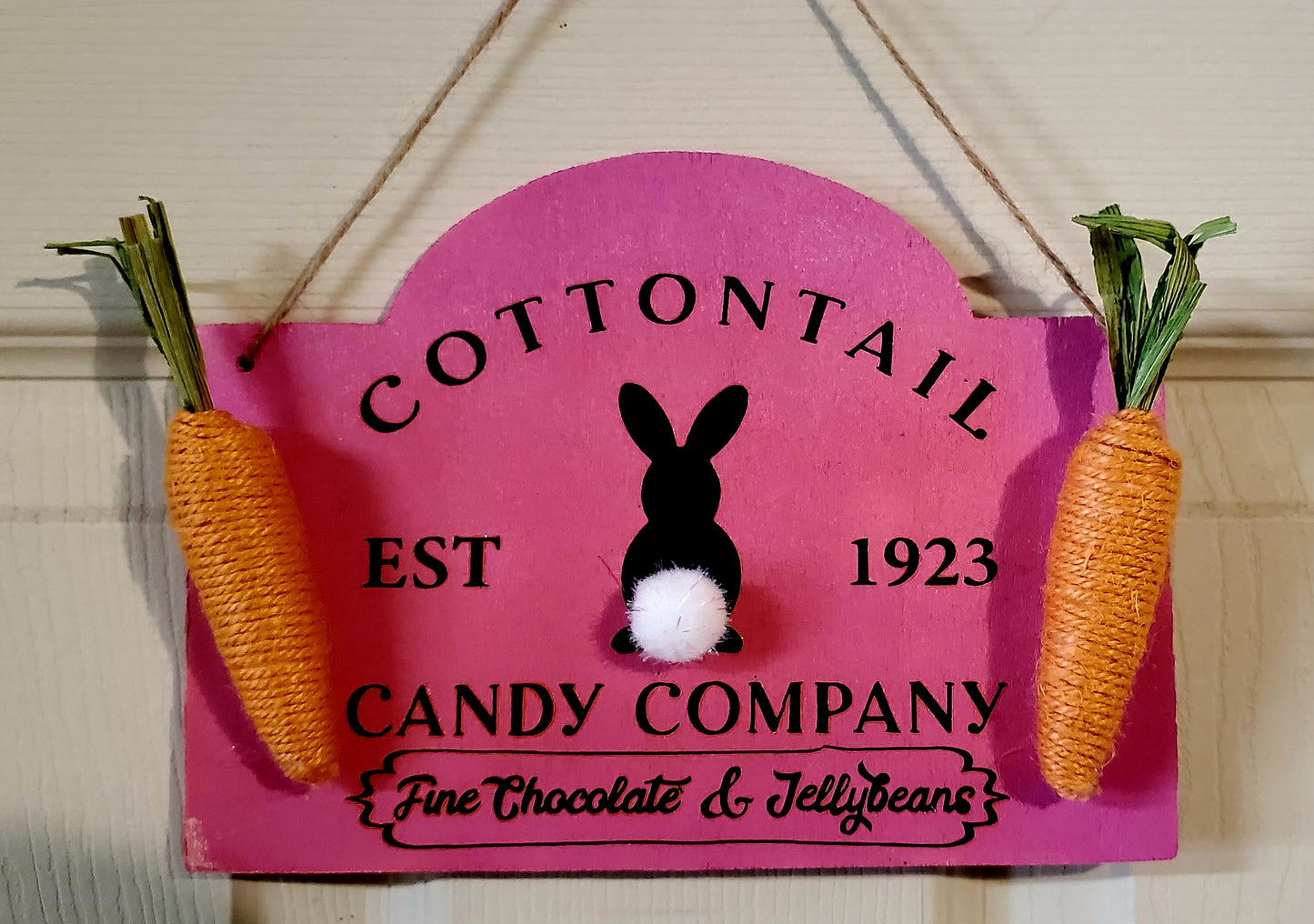 Easter candy wall hanger