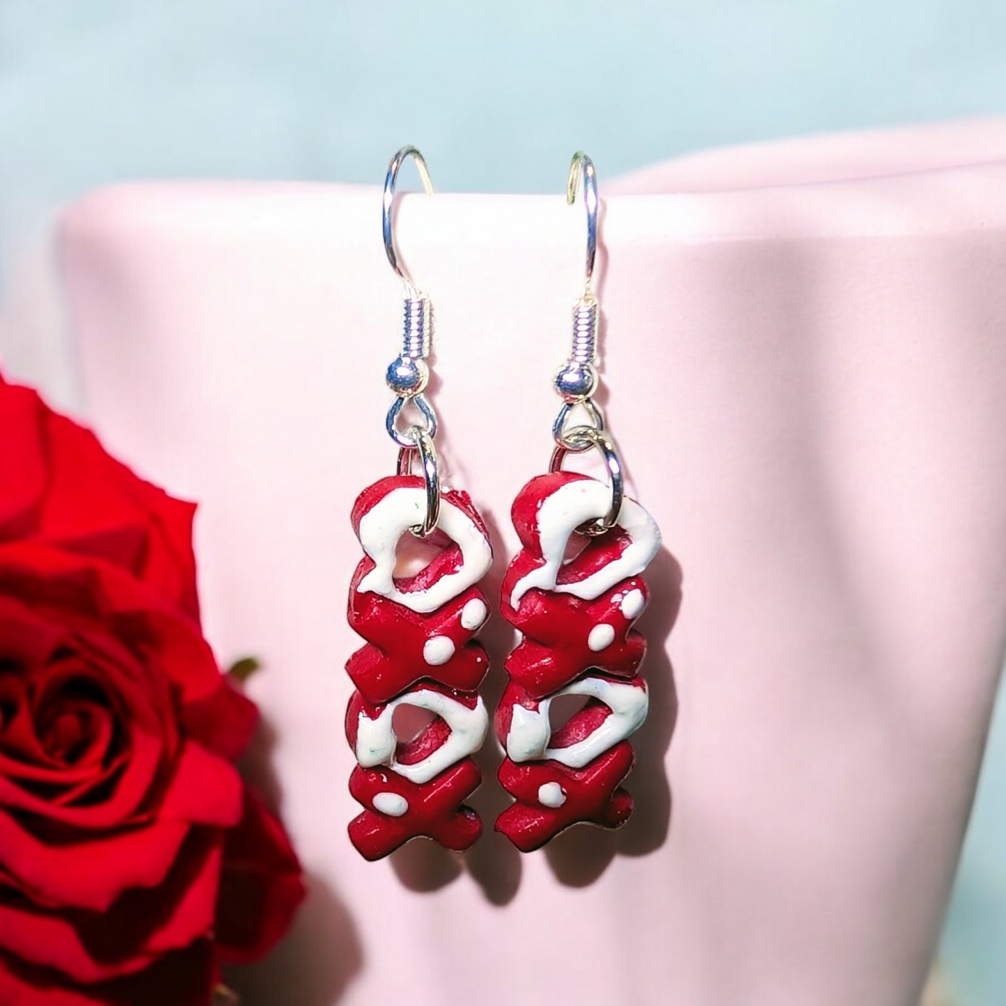 Valentine Polymer clay earrings